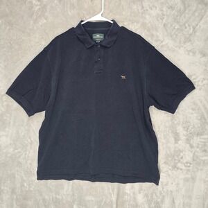 Rodd & Gunn Original‎ Fit Mens 3XL Navy Blue Short Sleeve Polo Shirt Dog Logo